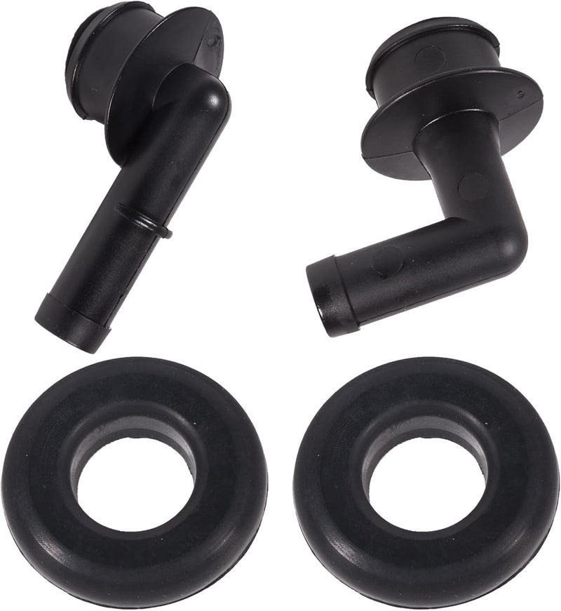 LYNSHINE 53013360AA For Jeep Grand Cherokee 4.0 PCV Valve 2000 2001 2002 2003 2004 Grand Cherokee Vent Valve Elbow & Grommet PCV CCV Vent Crankcase Vent Hose 4.0L 00 01 02 03 04 53030497 02946079. - Image 1